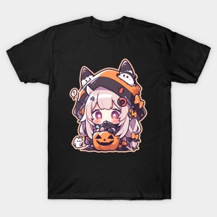 Kawaii Anime Halloween T-Shirt